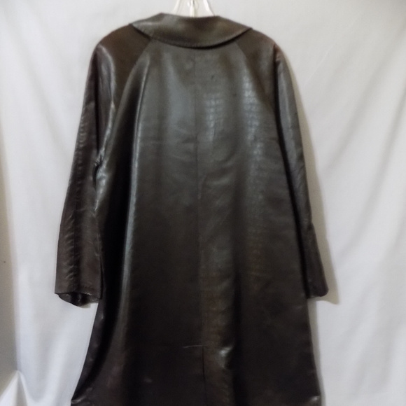 Aqua Sheen Reversible Rain Coat Vintage Slicker - Picture 3 of 5